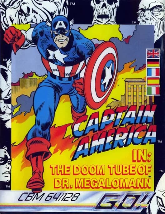 Captain America in: The Doom Tube of Dr. Megalomann