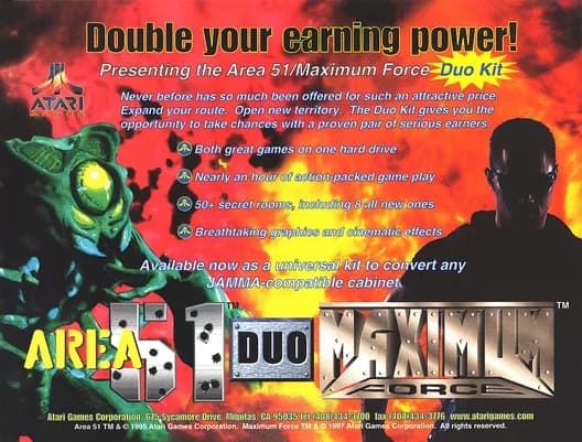 Area 51/Maximum Force Duo