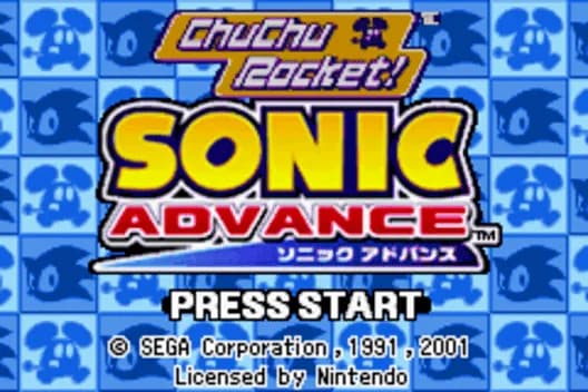 2 Games in 1: Sonic Advance + ChuChu Rocket!