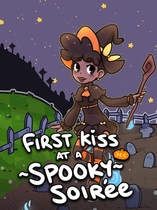 First Kiss at a Spooky Soiree